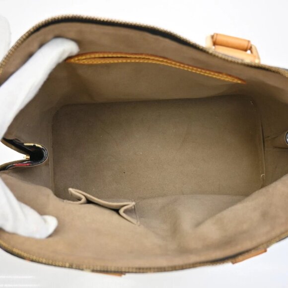 LOUIS VUITTON LV Logo Alma Hand Bag Monogram Multi Color Black M92646 50EE642 - Picture 10 of 12